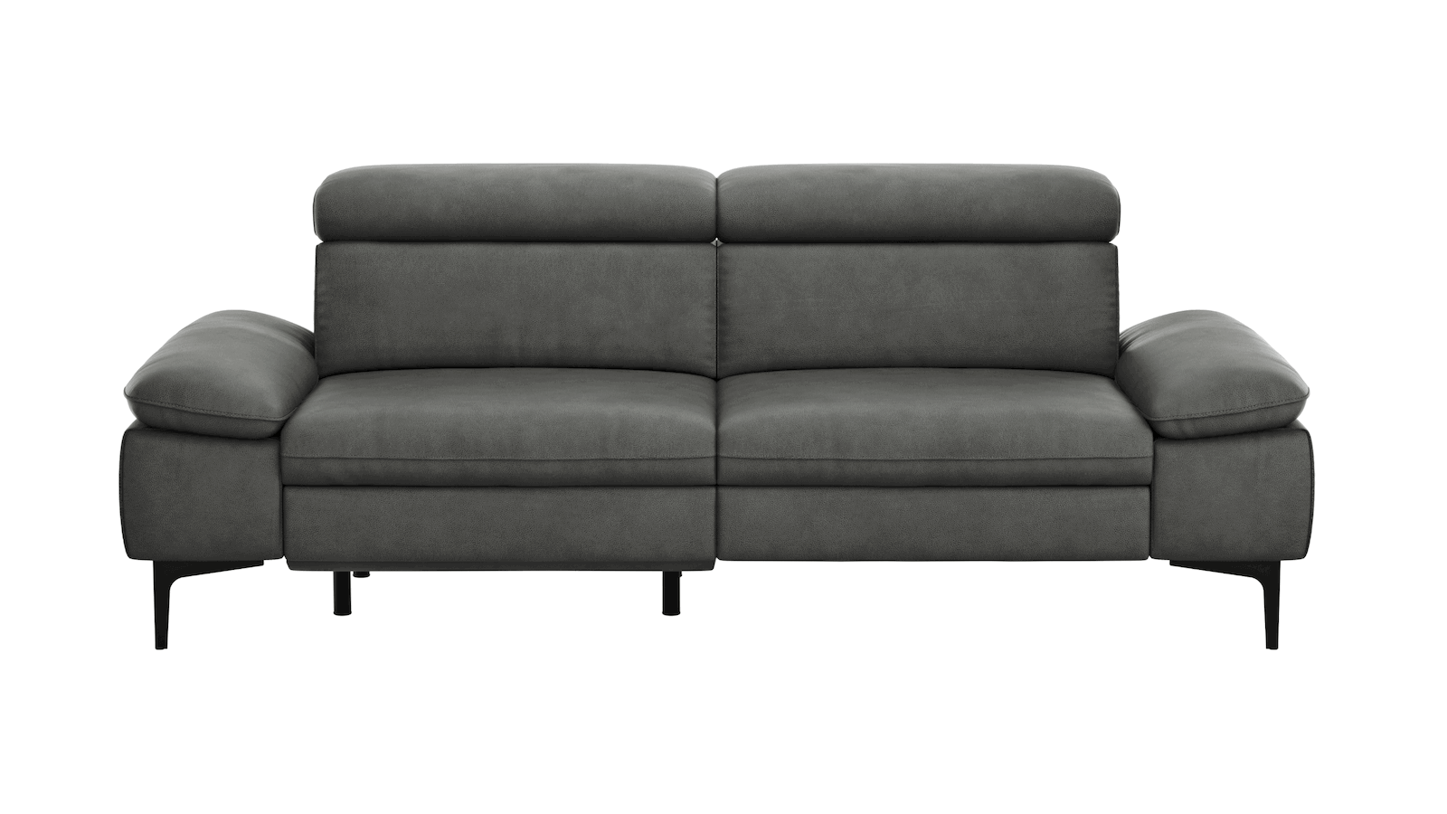 Ledersofa Felipa in verschiedenen Farben mit Relaxfunktion von Global Family