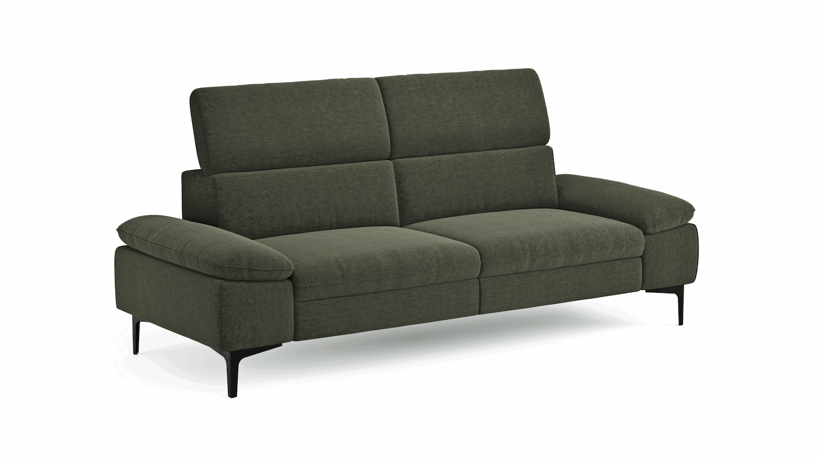 3-Sitzer Sofa Felipa mit Kopfteilverstellung von Global Family