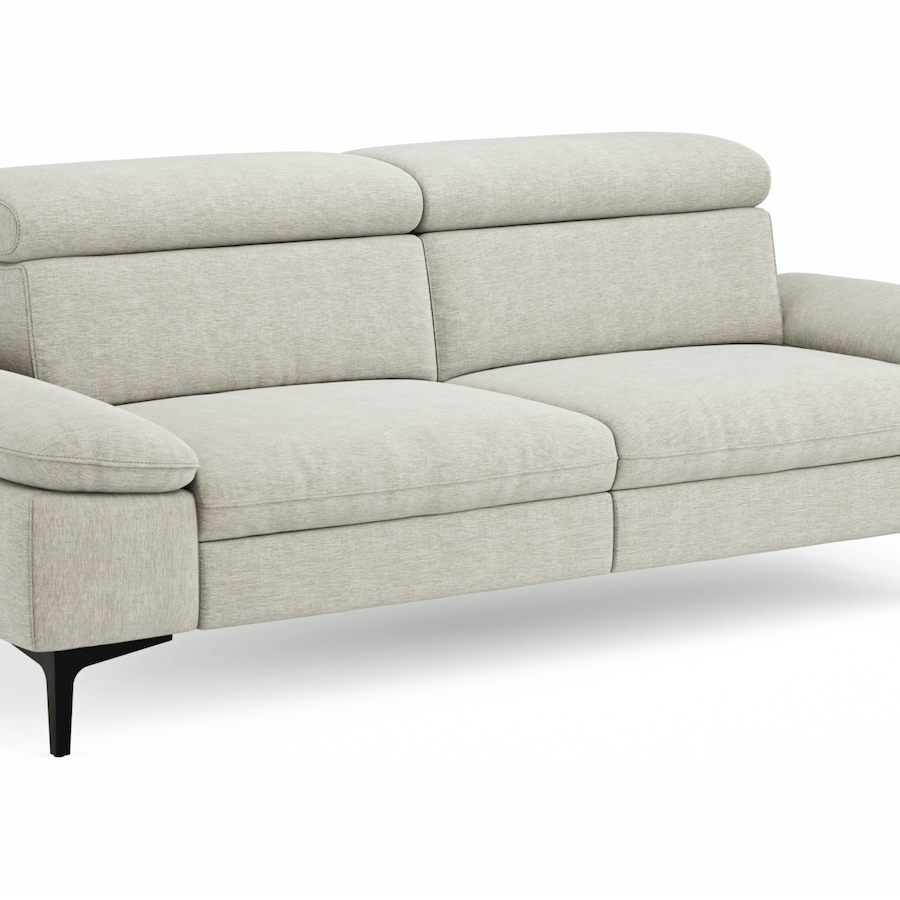 3-Sitzer Sofa Felipa mit Kopfteilverstellung von Global Family