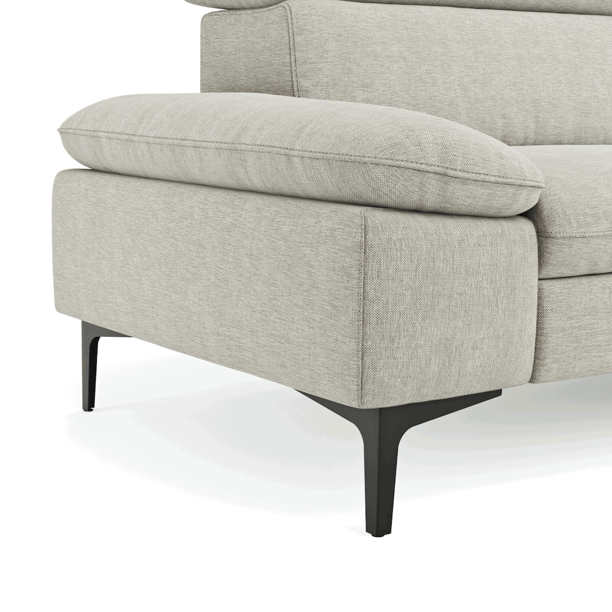 3-Sitzer Sofa Felipa mit Kopfteilverstellung von Global Family