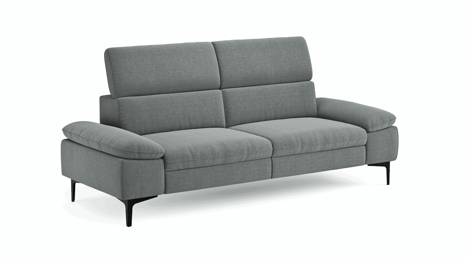 3-Sitzer Sofa Felipa mit Kopfteilverstellung von Global Family