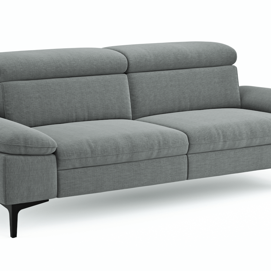 3-Sitzer Sofa Felipa mit Kopfteilverstellung von Global Family