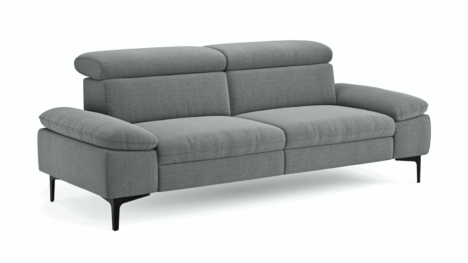 3-Sitzer Sofa Felipa mit Kopfteilverstellung von Global Family