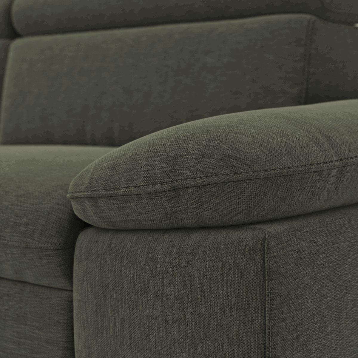 Longchair Ecksofa Felipa (links) mit motorischer Relaxfunktion