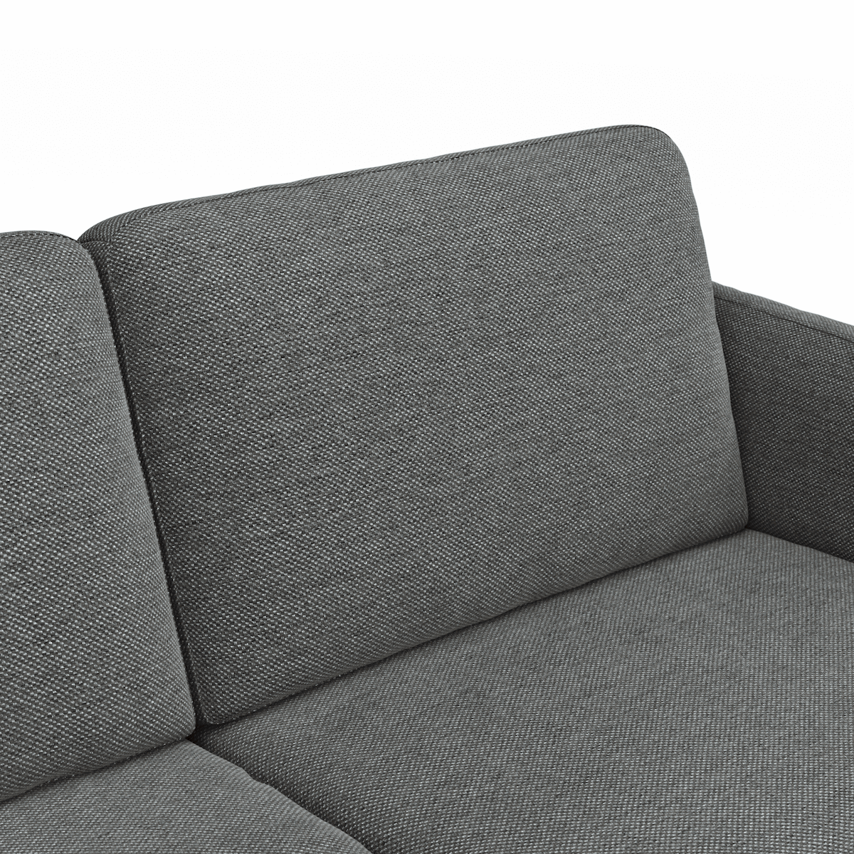 Ecksofa Enna - Ecke links, 3-Sitzer, Sitzvorzug (motorisch), Stoff, Anthrazit von Contur