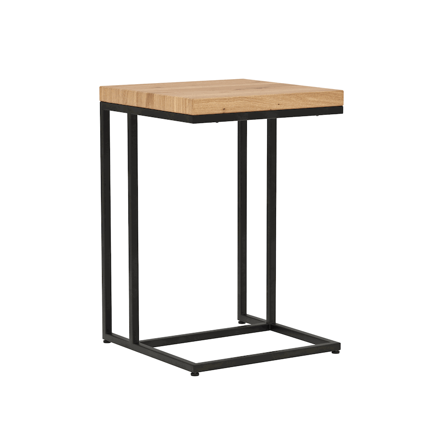 Beistelltisch Farmingdale - LBH ca. 45x45x67 cm, Eiche massiv, natur geölt Natura Home