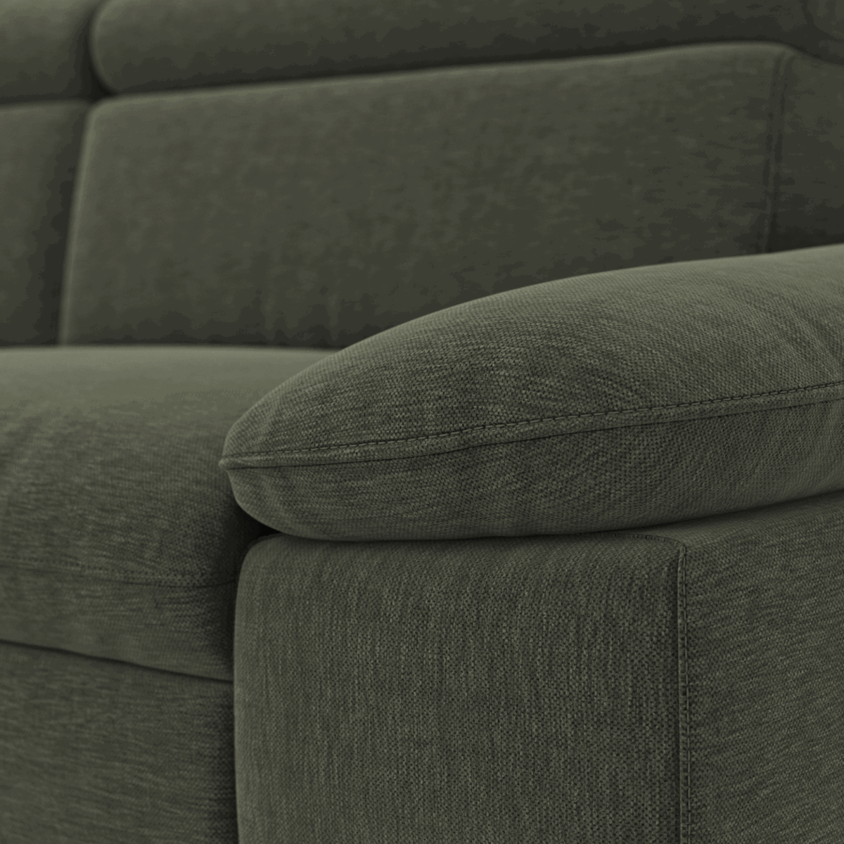 Ecksofa Felipa - Ecke links mit 2,5-Sitzer inkl. Armlehne verstellbar und Rückenlehne/ von global Family