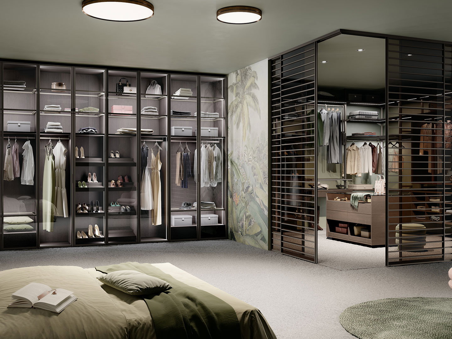 Raumplus begehbarer Kleiderschrank