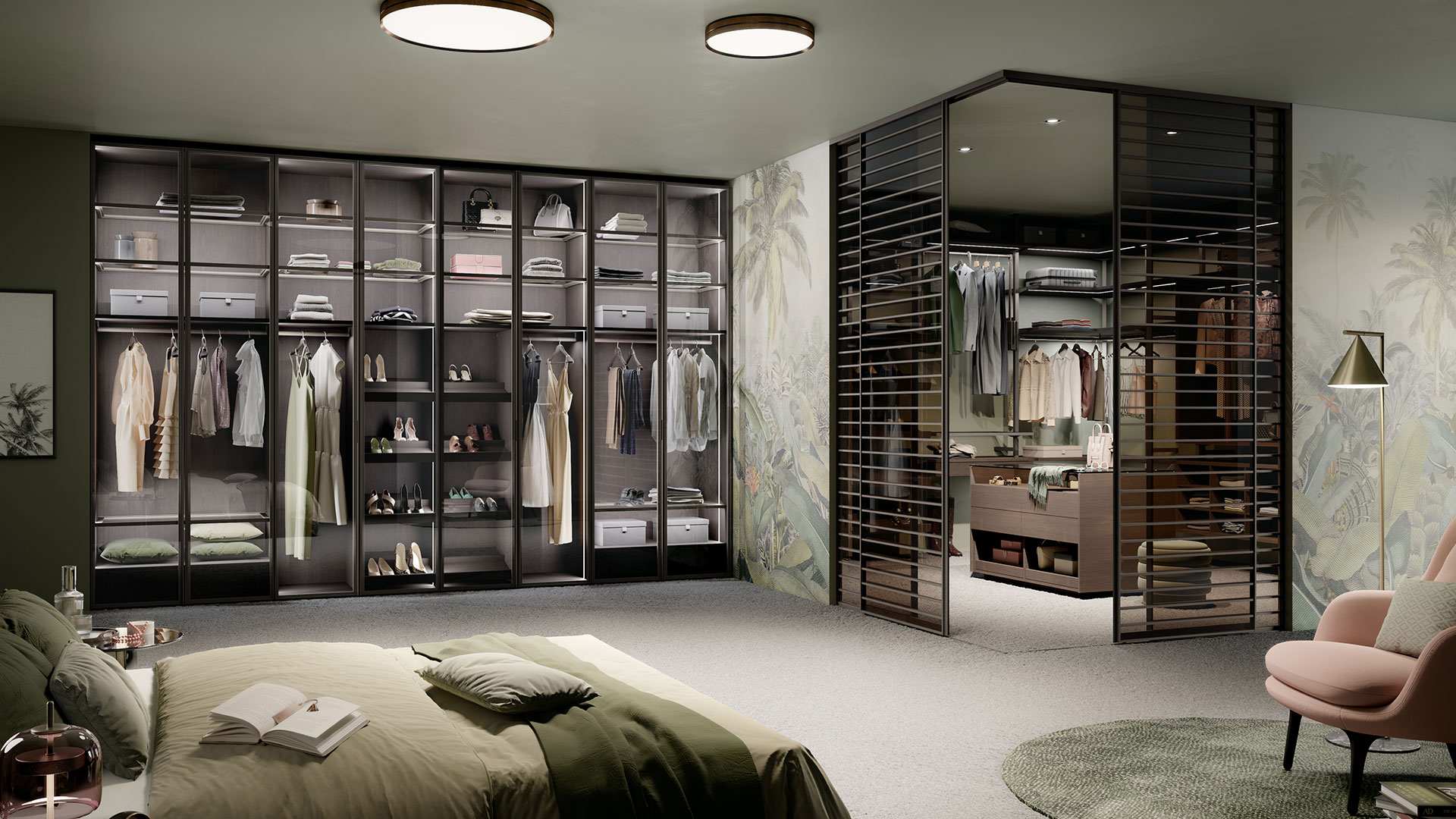 Raumplus begehbarer Kleiderschrank