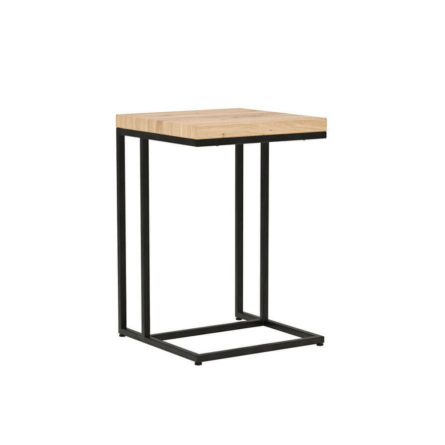 Beistelltisch Farmingdale - LBH ca. 45x45x67 cm, Eiche massiv, legno von Natura Home