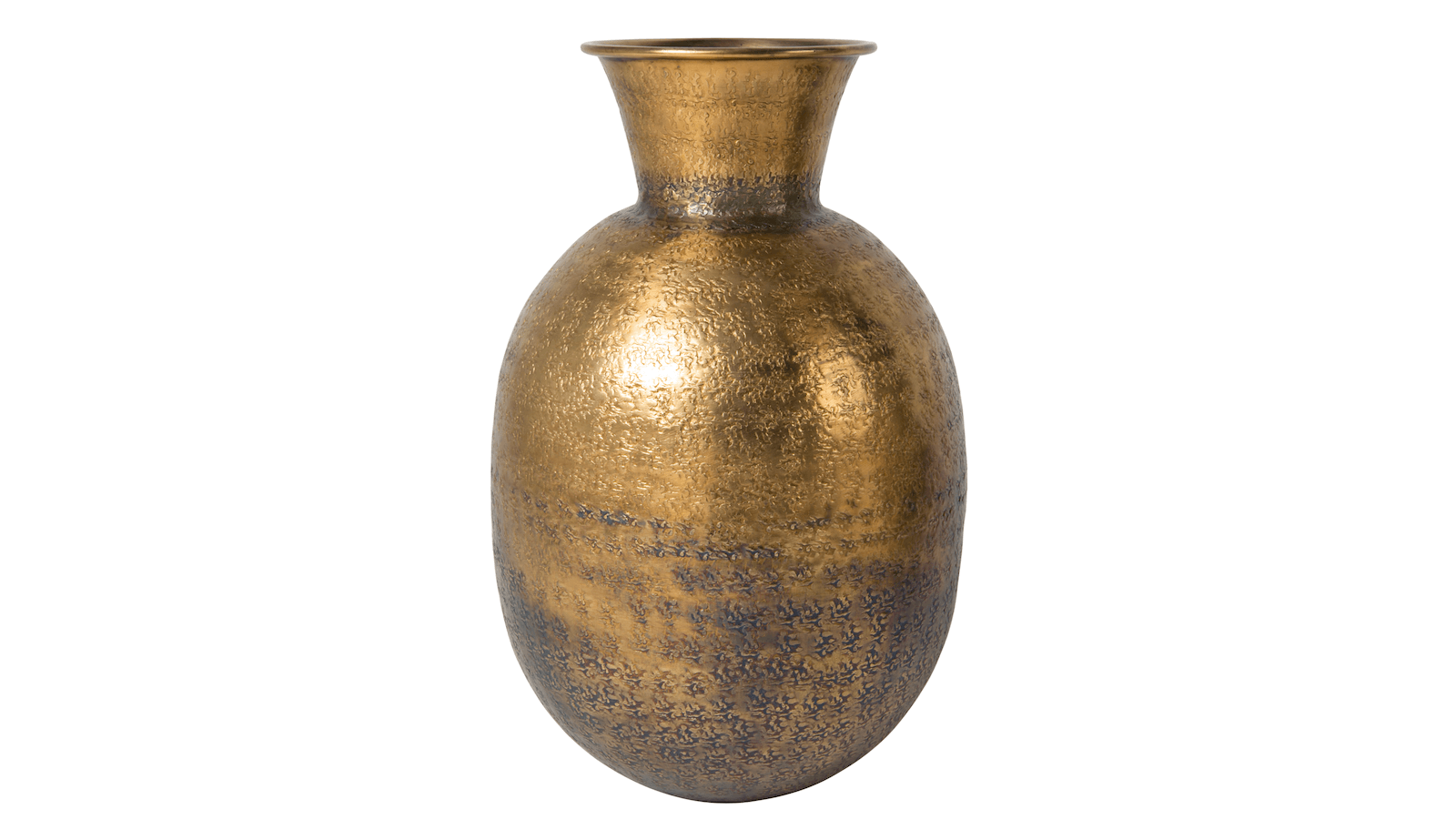 Deko-Vase - ØH ca. 24x38 cm, Messingfarben