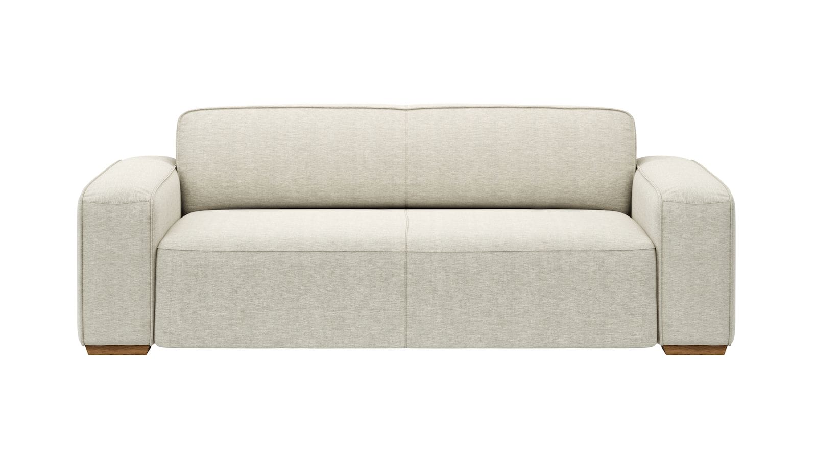 Sofa Denver - 3-Sitzer, Stoff, Natur von Natura Home