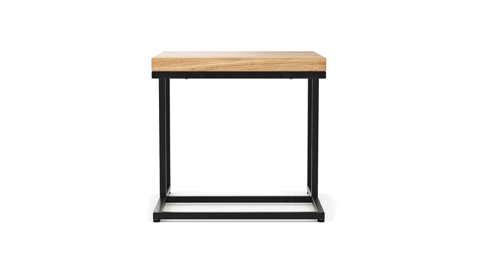 Couchtisch Farmingdale - LBH ca. 50x50x47 cm, Eiche massiv, natur geölt von Natura Home