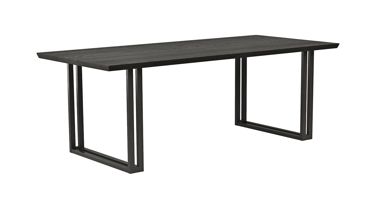 Esstisch Clifton - BL ca. 100x240 cm, Zerreiche massiv, Smoke von Natura Home