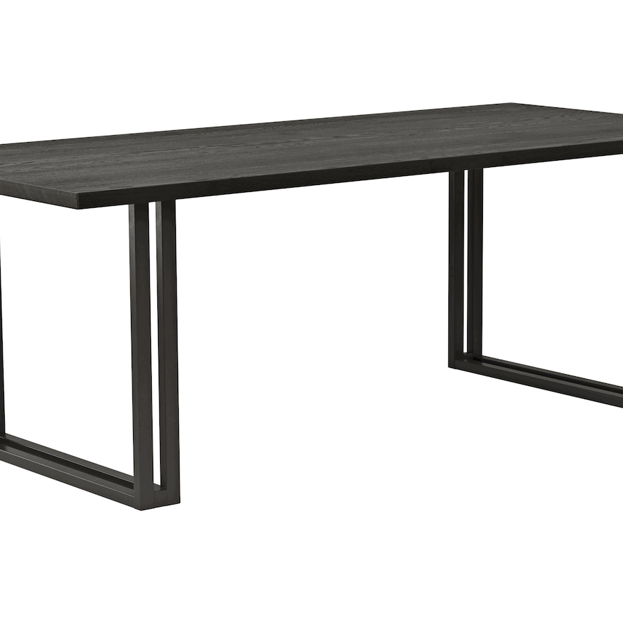 Esstisch Clifton - BL ca. 100x240 cm, Zerreiche massiv, Smoke von Natura Home