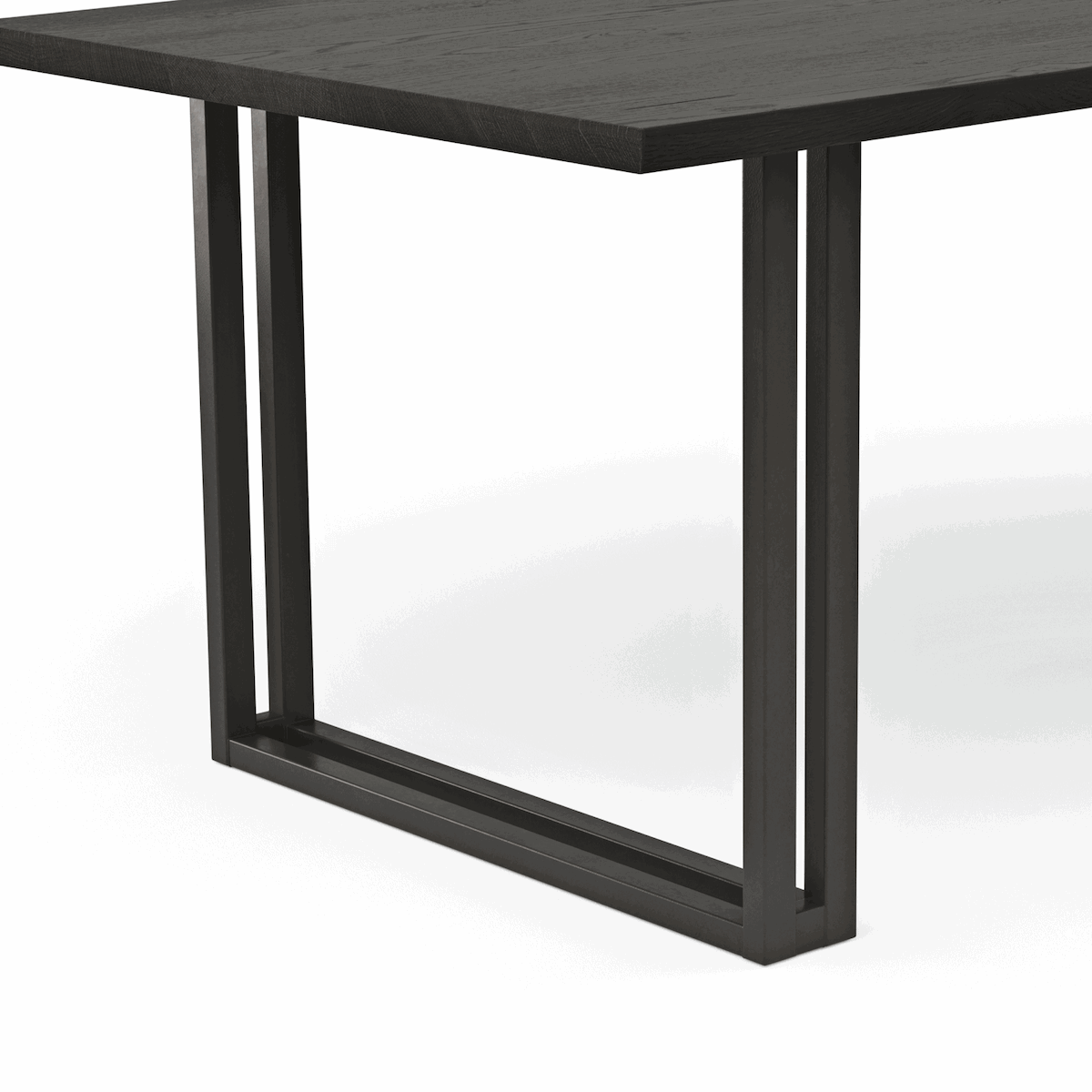 Esstisch Clifton - BL ca. 100x240 cm, Zerreiche massiv, Smoke von Natura Home