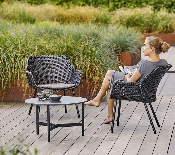 CANE-LINE® Twist Couchtisch Teak, medium – Bild 5