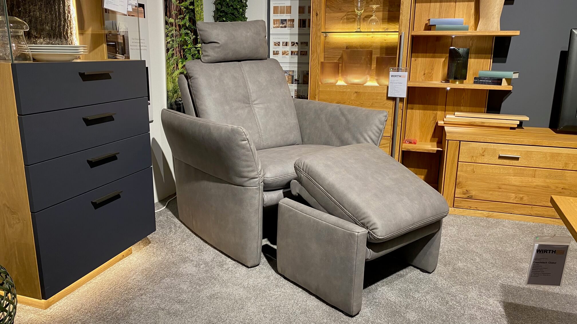 Sessel mit Hocker Global Tenero