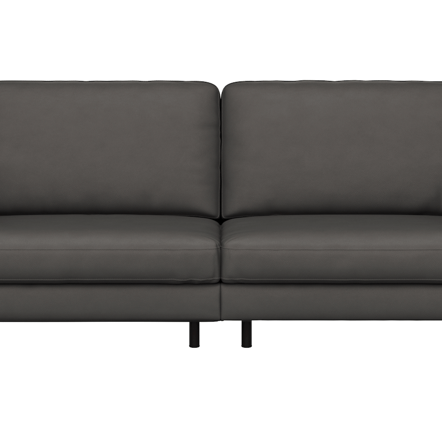 Sofa Enna - 3,5-Sitzer inklusive Relaxfunktion (motorisch), links und rechts, Leder, Anthrazit von Contur