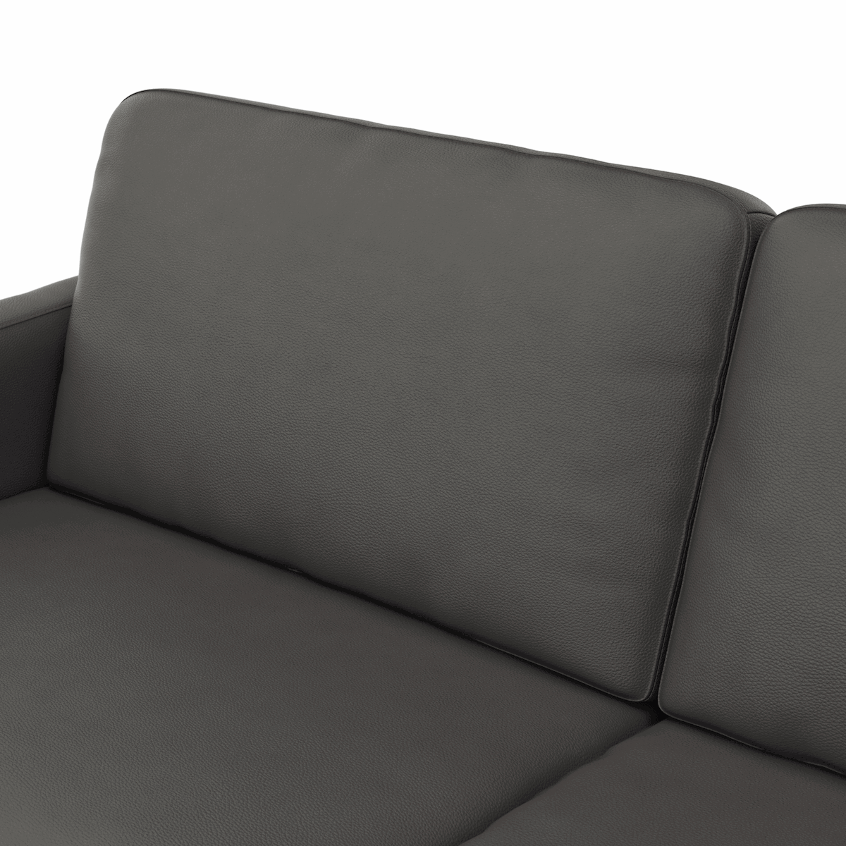 Sofa Enna - 3,5-Sitzer inklusive Relaxfunktion (motorisch), links und rechts, Leder, Anthrazit von Contur