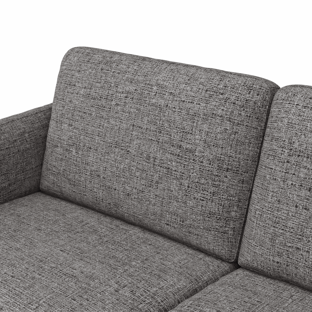 Ecksofa Enna - 3-Sitzer, Ecke rechts, Sitzvorzug (motorisch), Stoff, Graphit von Contur