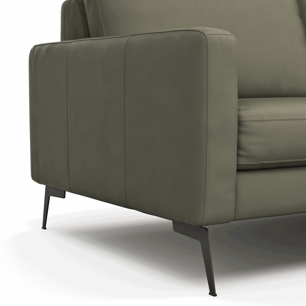 3-Sitzer Ledersofa Enna in Olive-Grün von Contur Einrichten 2023-06-29 at 16.32.51