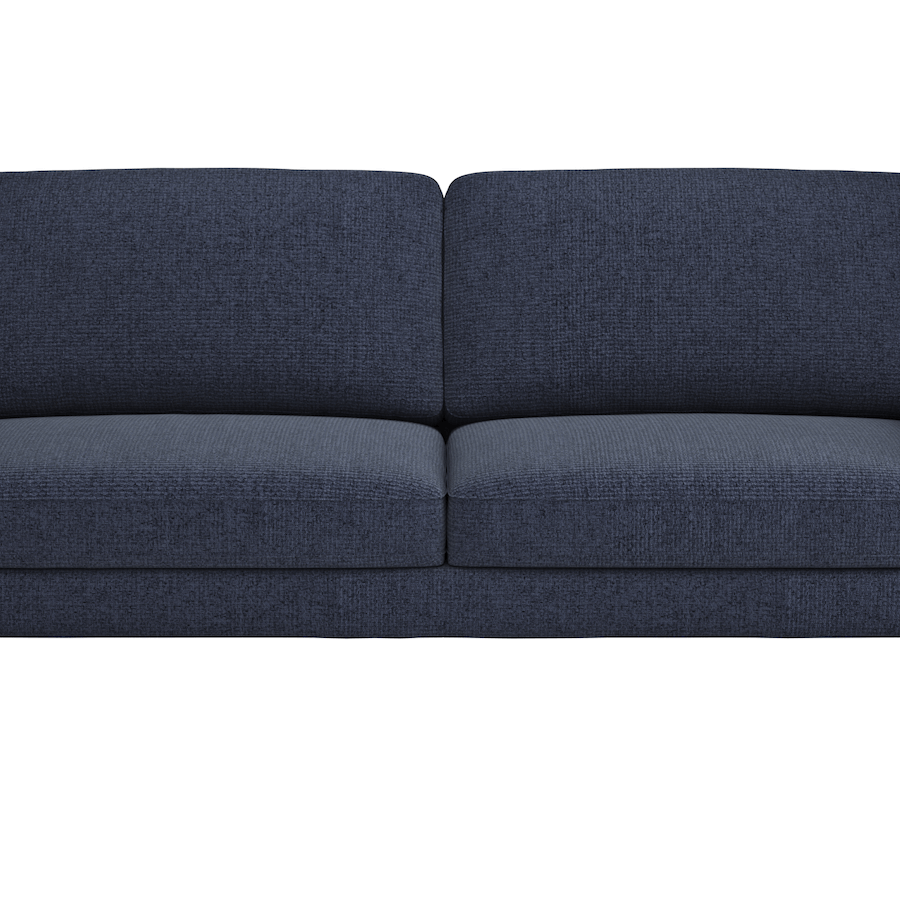 Sofa Oviedo - 3-Sitzer, Stoff, Dunkelblau