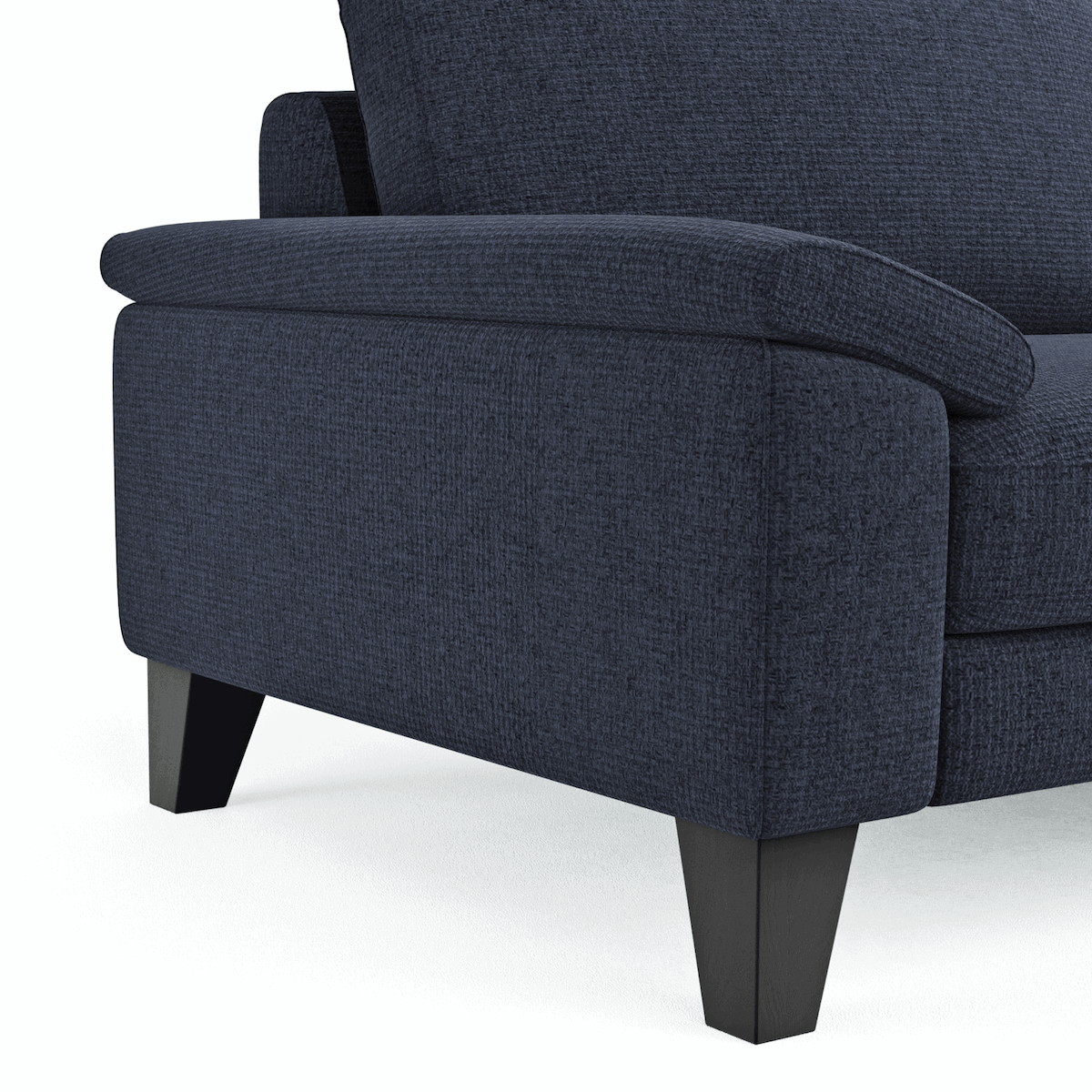 Sofa Oviedo - 3-Sitzer, Stoff, Dunkelblau