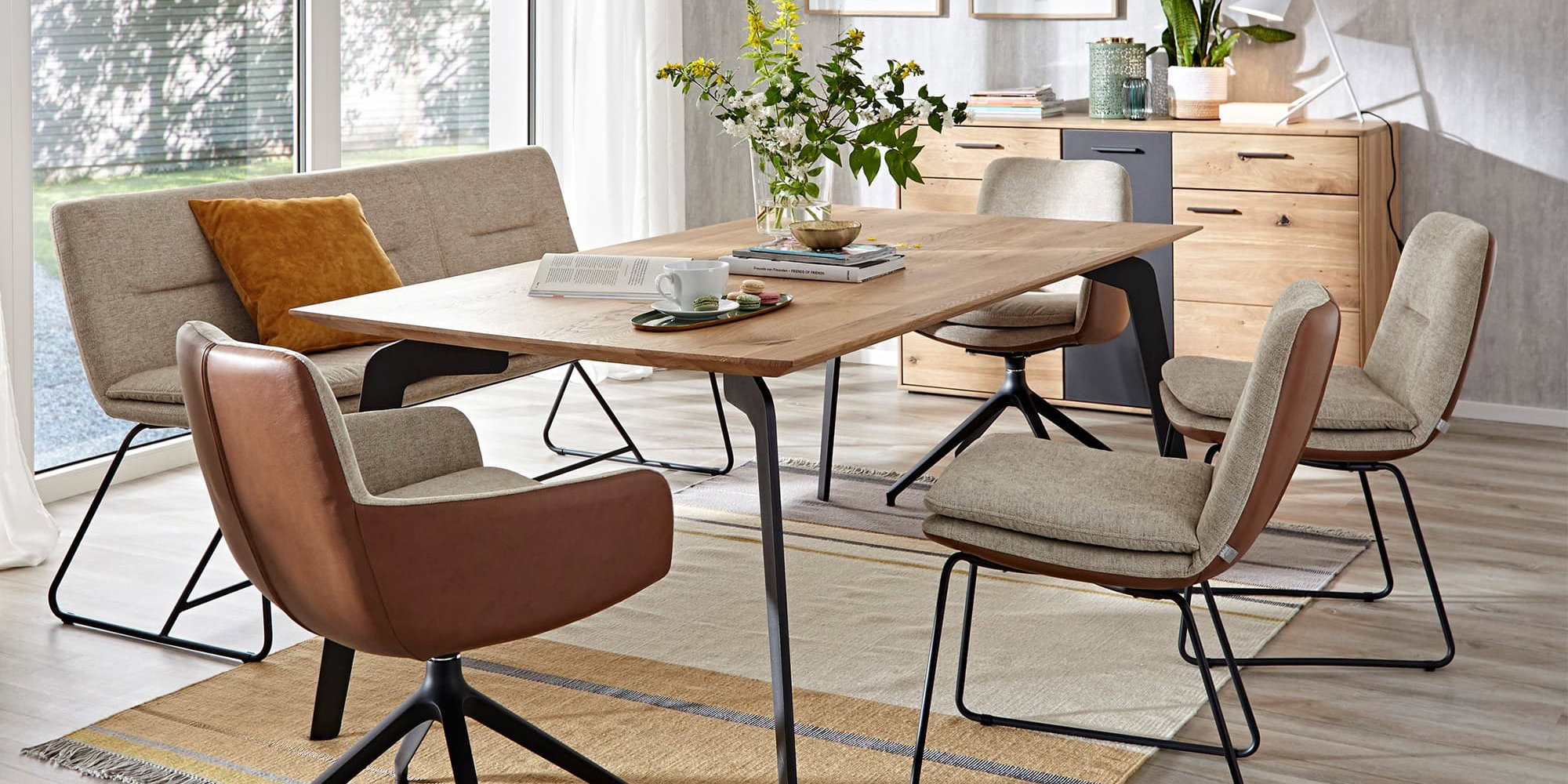Global Family Macano Freischwinger Stuhl Esszimmer Home Company-2
