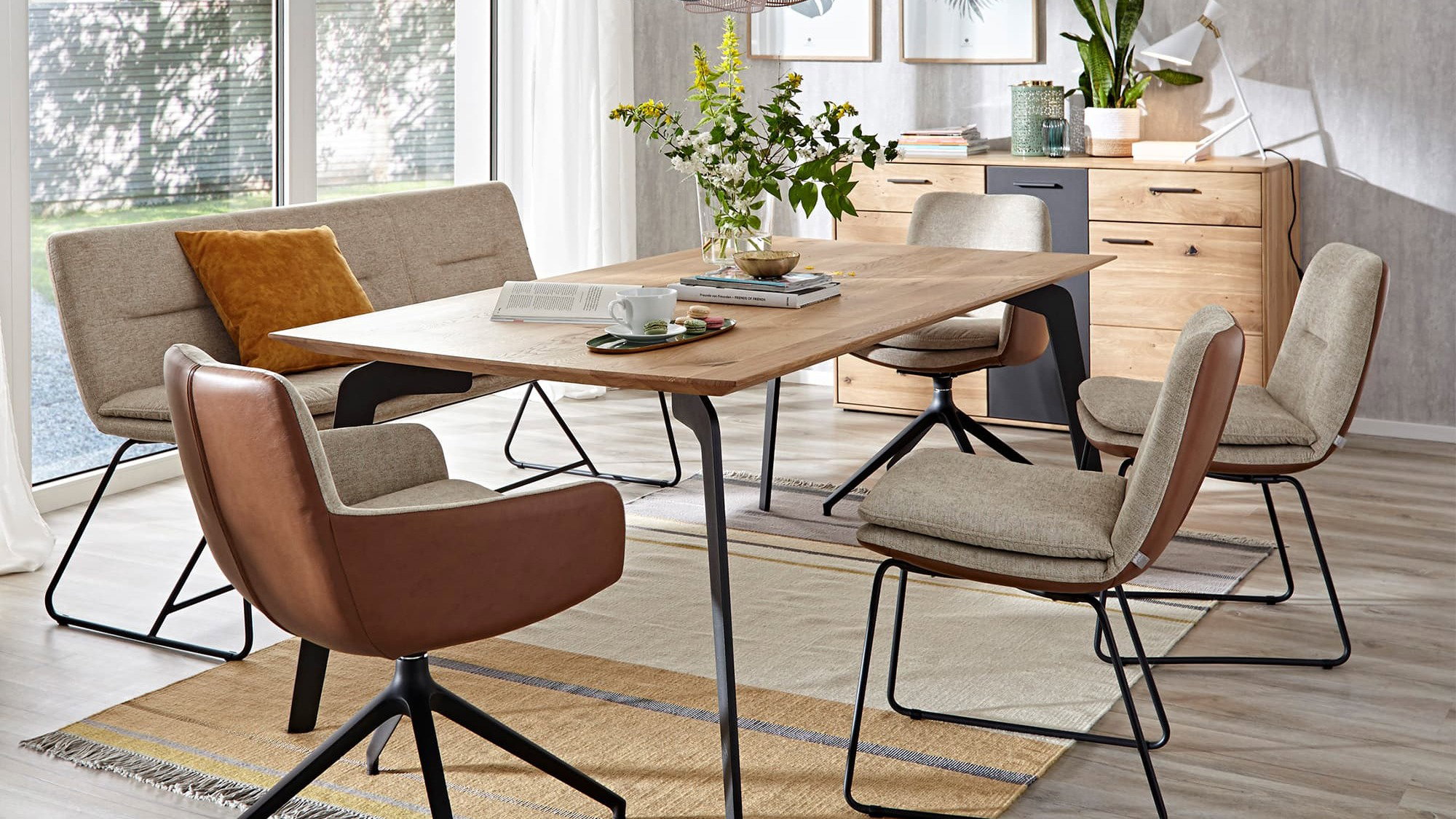 Global Family Macano Freischwinger Stuhl Esszimmer Home Company-2
