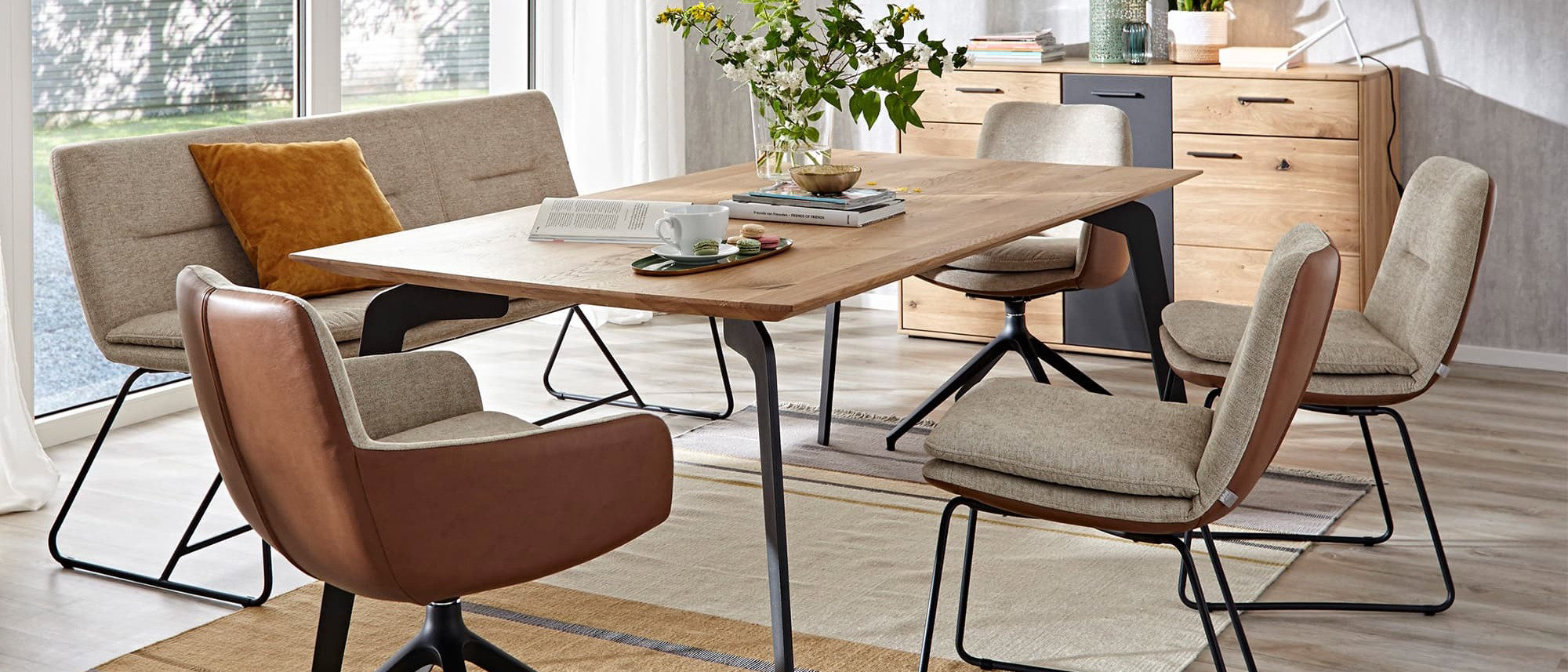 Global Family Macano Freischwinger Stuhl Esszimmer Home Company-2