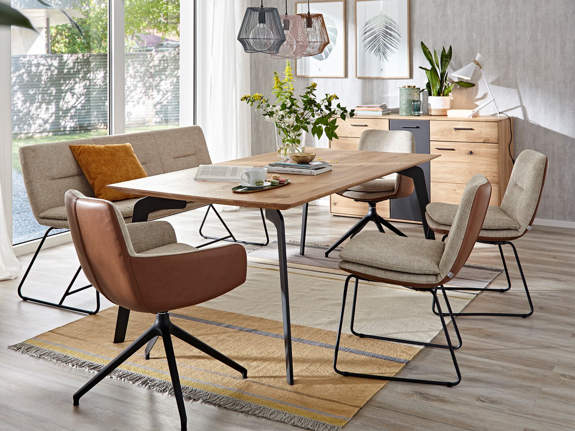 Global Family Macano Freischwinger Stuhl Esszimmer Home Company-2