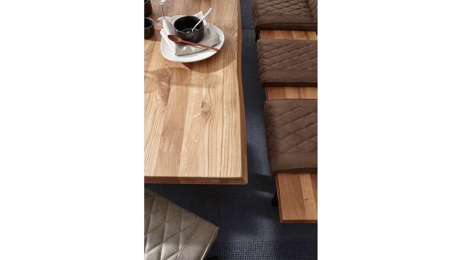 Sitzkissen Cambridge - Stoff, Dunkelbraun – Bild 5