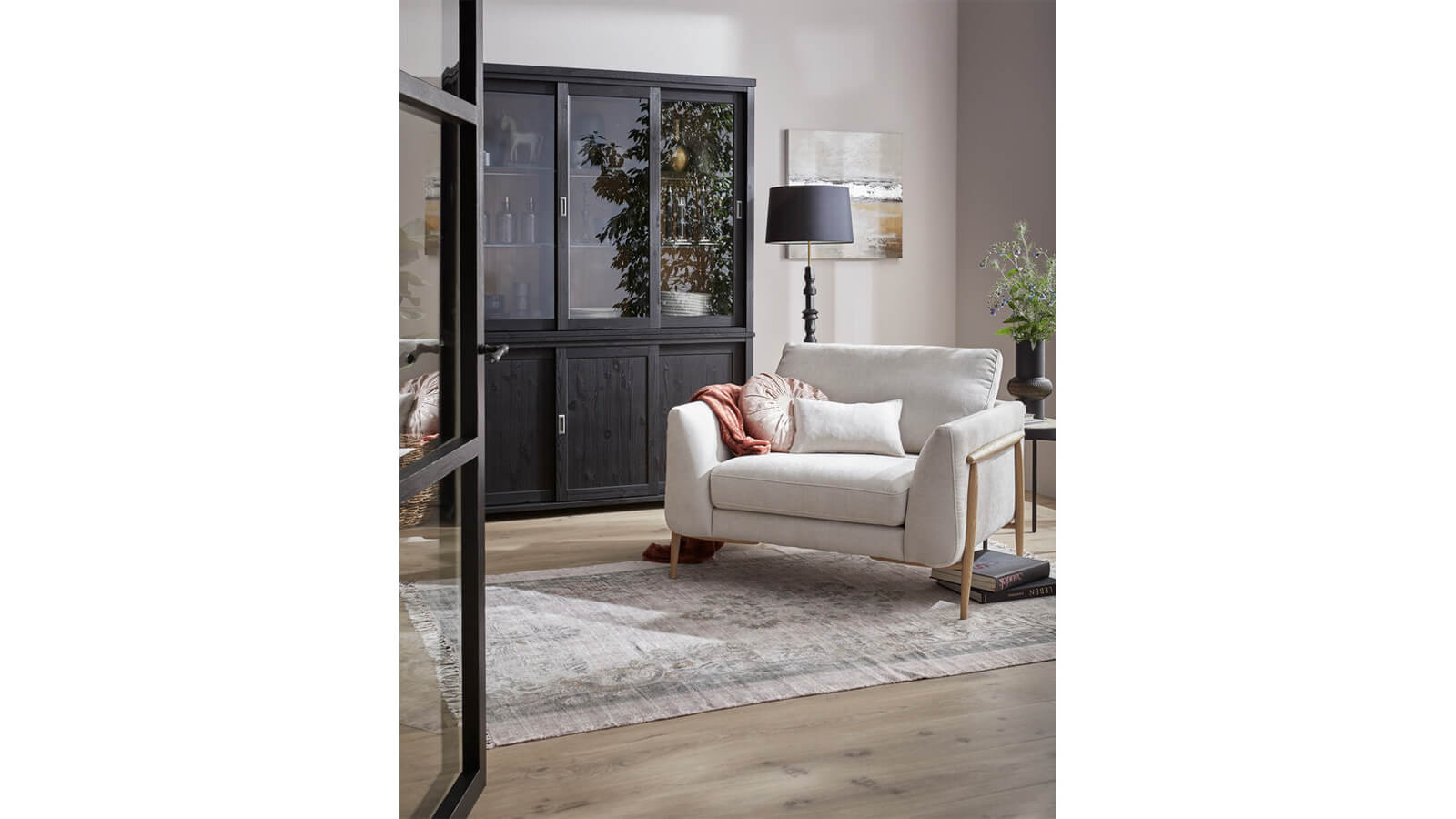 Sessel Sutton - Stoff, Beige – Bild 3