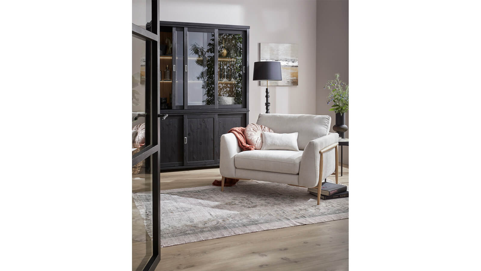 Sessel Sutton - Stoff, Beige – Bild 2