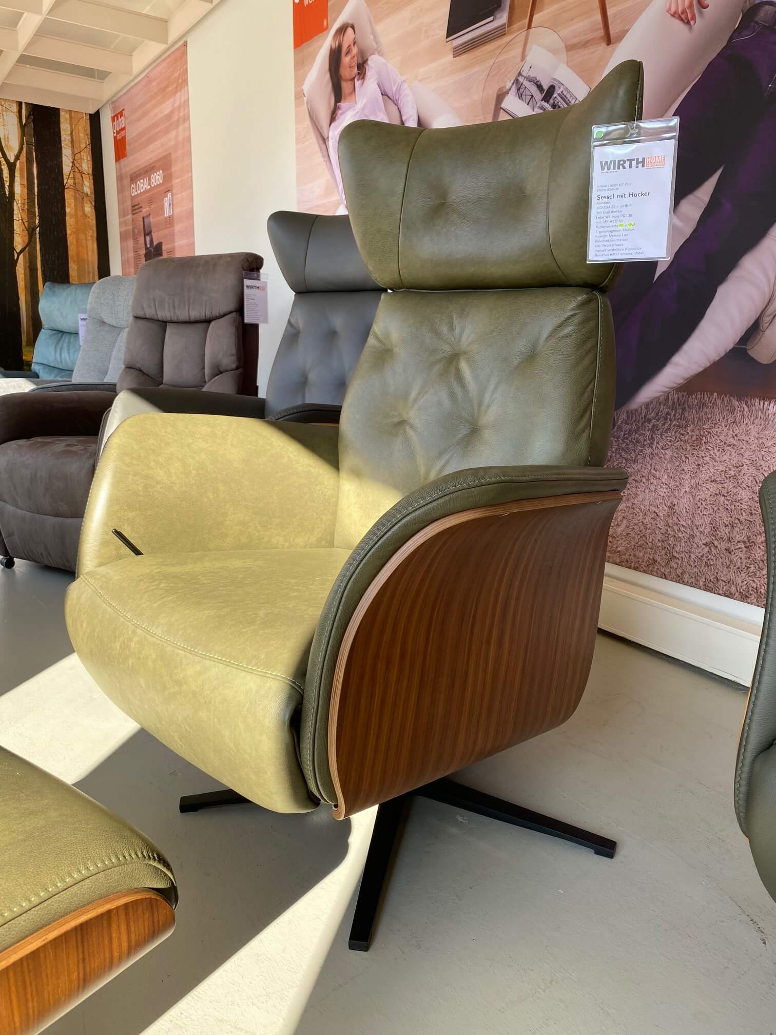 Drehsessel & Hocker Natura Aberdeen – Bild 2