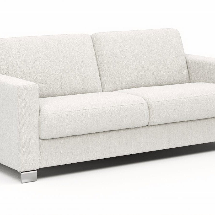Sofa Nuoro - 2,5-Sitzer inkl. Schlaffunktion, Armlehne 1, Stoff, Natur
