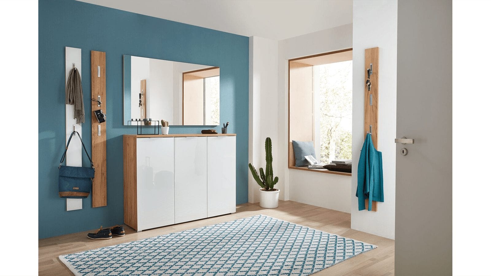 Garderobenpaneel GLEDA - Eiche Dekor – Bild 3