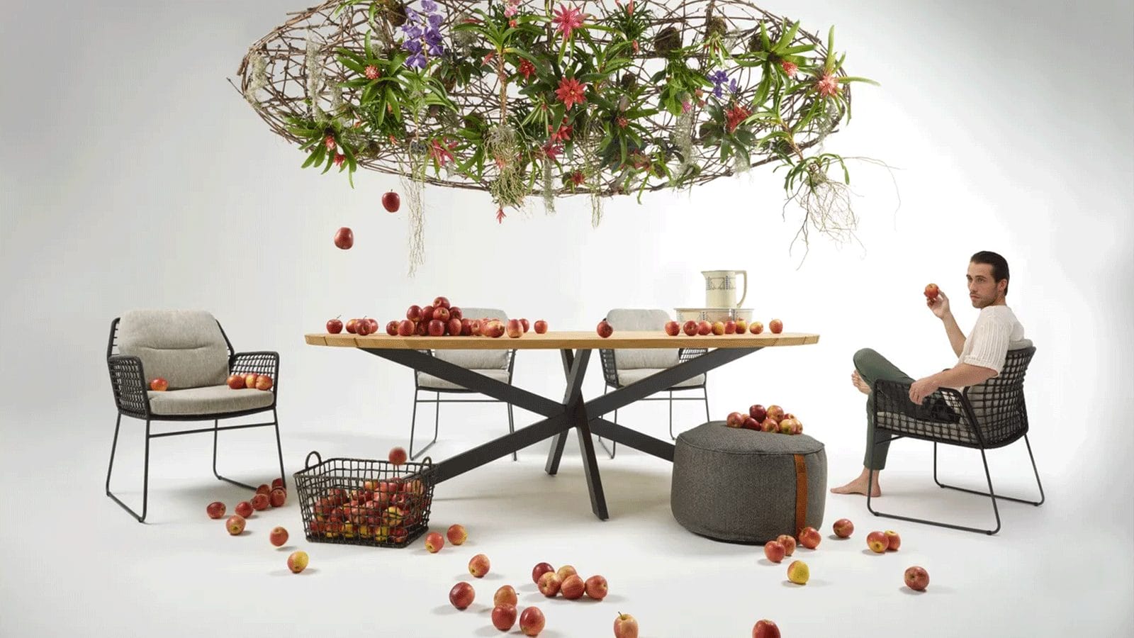 Idyl Gartentisch Skog - LB ca. 240x115 cm, Teakholz – Bild 2