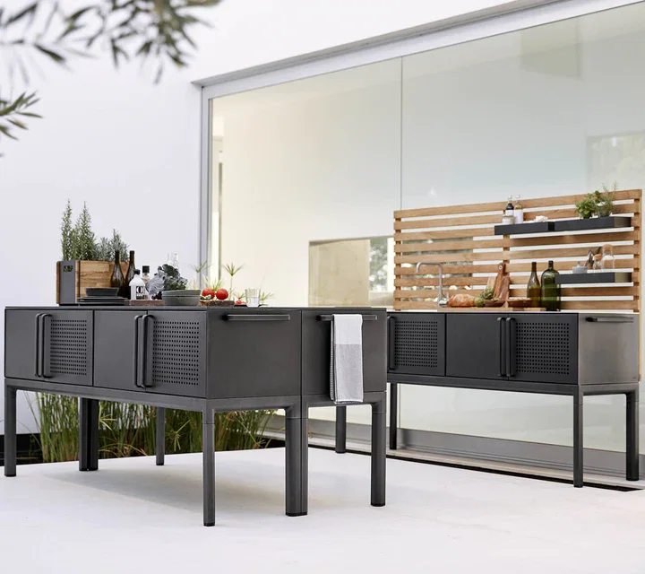 CANE-LINE® Drop Küchen Modul, inkl. 3 Böden – Bild 7