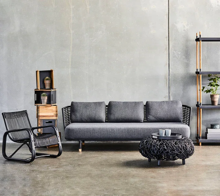 CANE-LINE® Sense 3-Sitzer Sofa – Bild 12