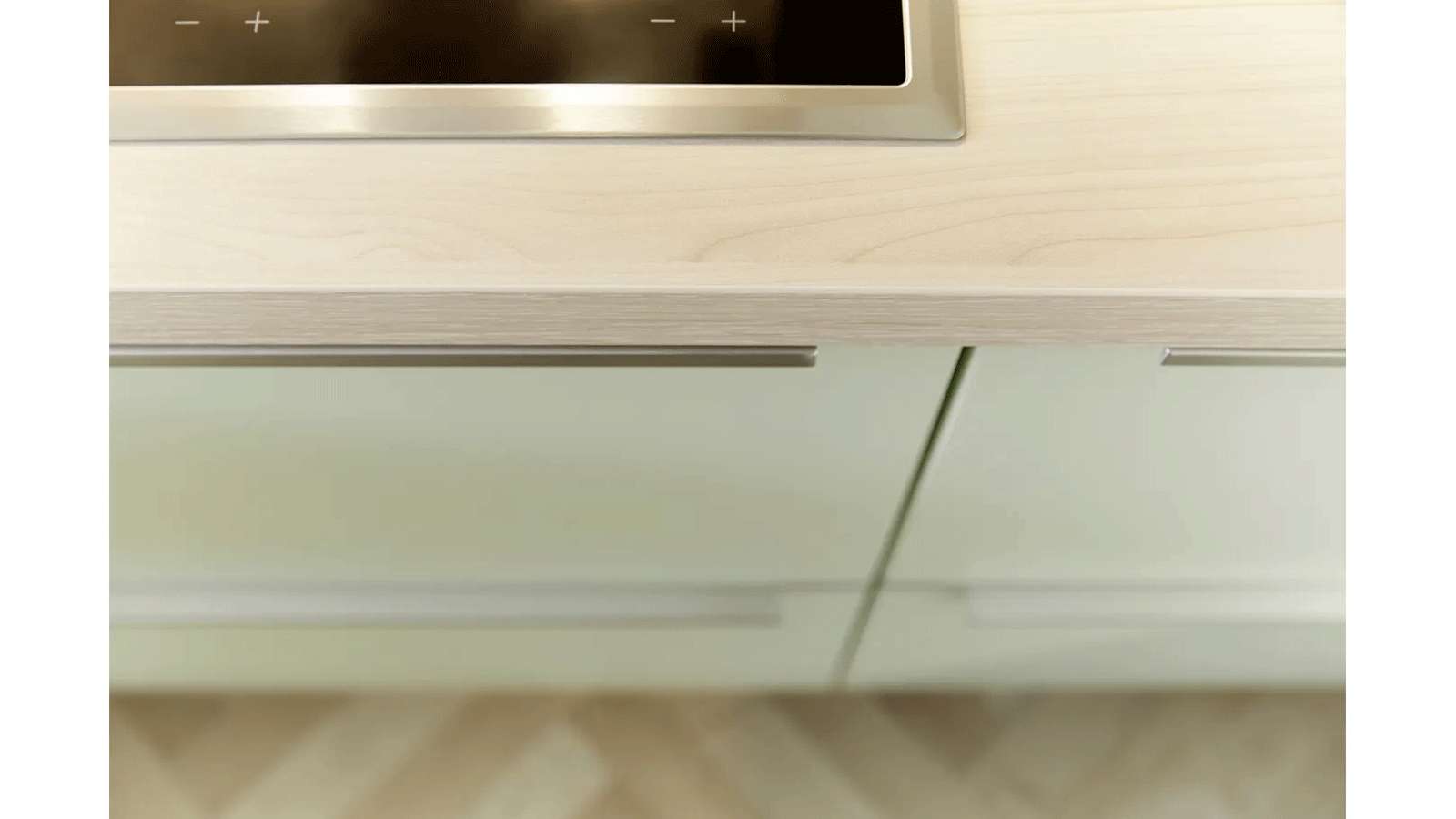 Contur 55.100 U-Küche in Pastellgrün Satin – Bild 4