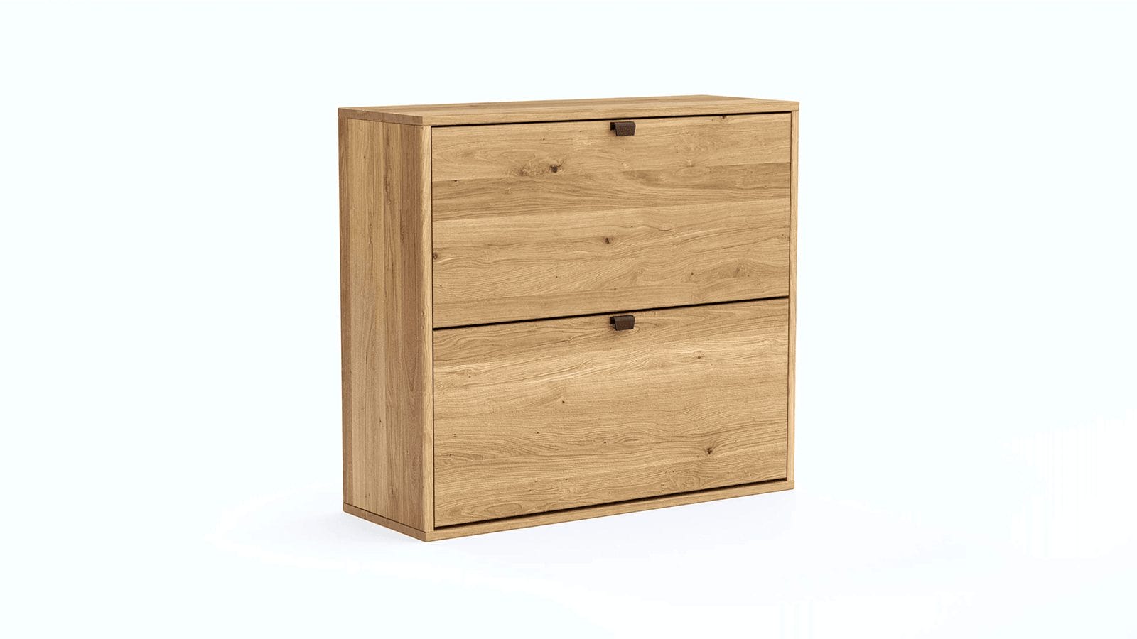 Schuhschrank Williston - Korpus Wildeiche / Front sandgestrahlt – Bild 3