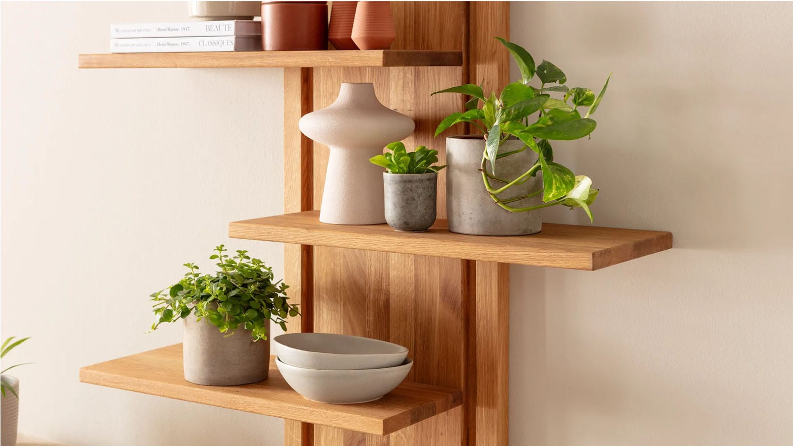 Wohnwand Farmingdale light in Eiche massiv von Natura Home – Bild 3
