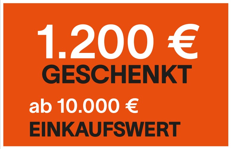 1200 Euro geschenkt