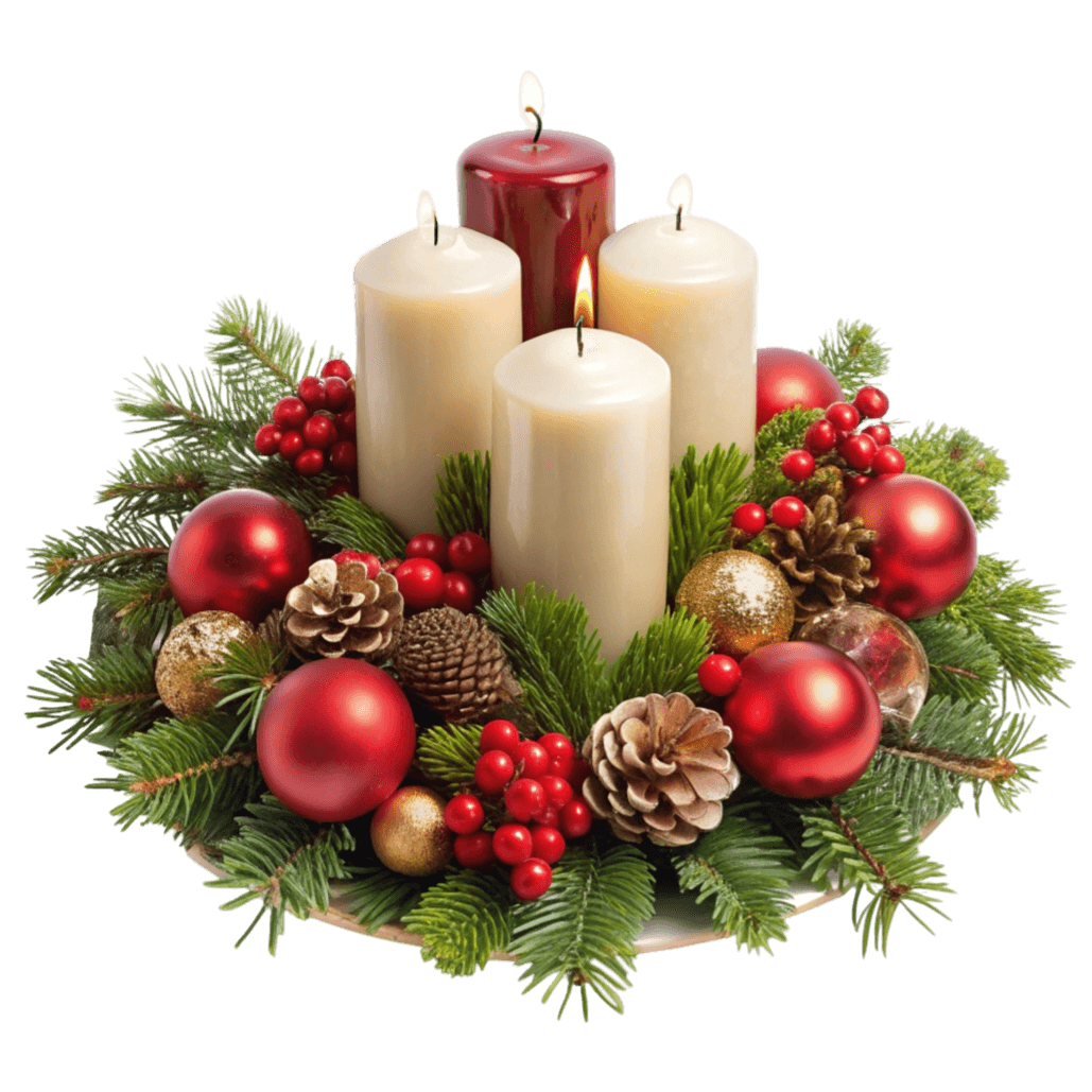 Adventskranz basteln