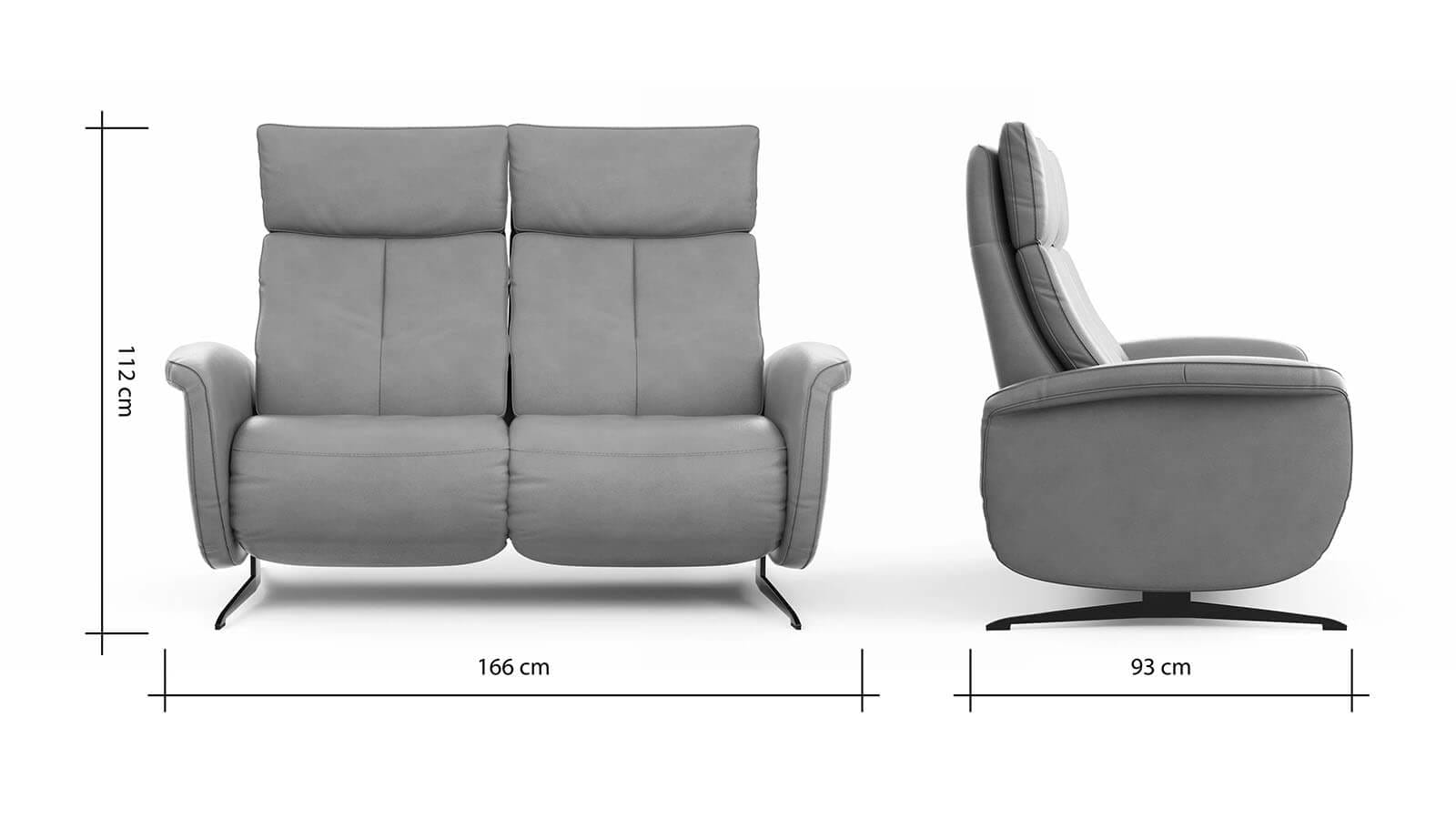 2,5 Sitzer Sofa Sitz.Konzept – Bild 2
