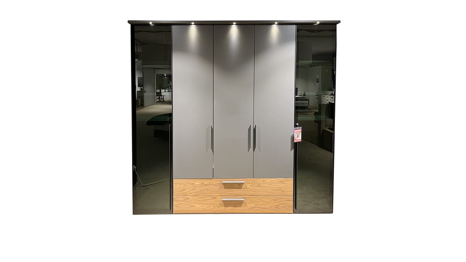 Kleiderschrank Mat-200 mit Parsol-Glastüren