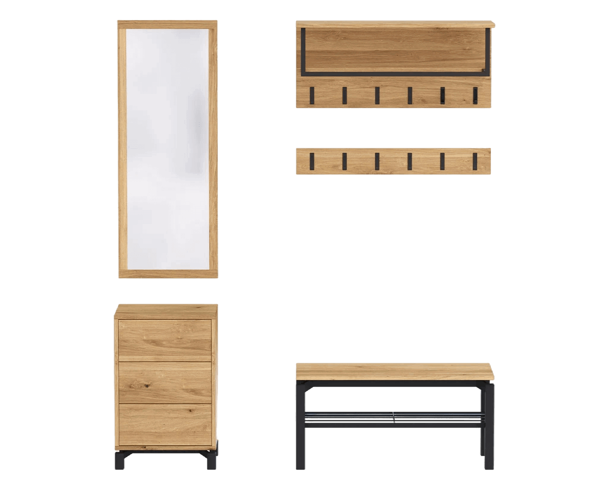 Garderobe, Flurgarderobe, Möbel für Eingangsbereich