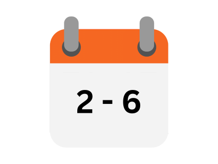 2 - 6 Monate